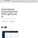Thumbnail for www.lighthousehiring.ai